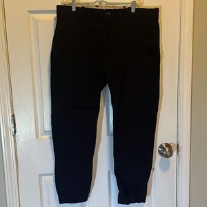 Levi Strauss black joggers NWOT 34x30